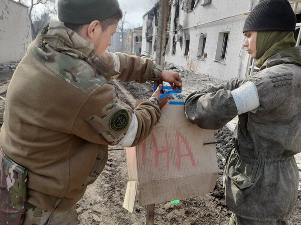 ВС РФ морпехи Азовсталь Мариуполь мина ВС РФ морпехи Азовсталь Мариуполь мина