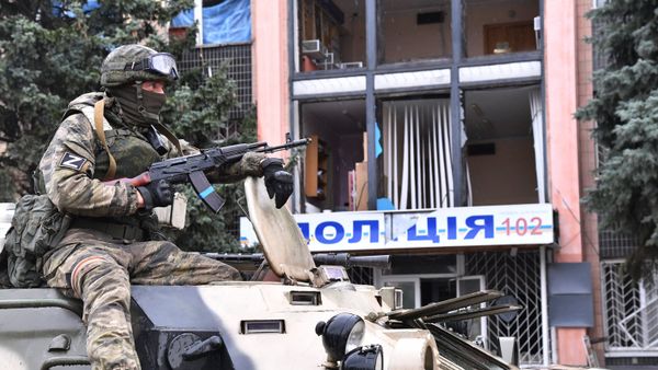 Подконтрольный России город Купянск в Харьковской области