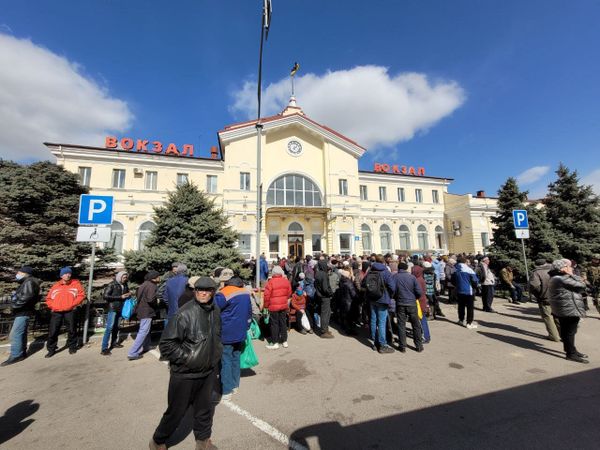 Херсон вокзал жители