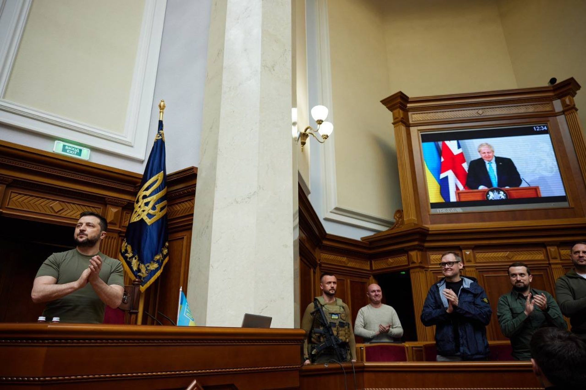 Джонсон Зеленский - РИА Новости, 1920, 03.05.2022