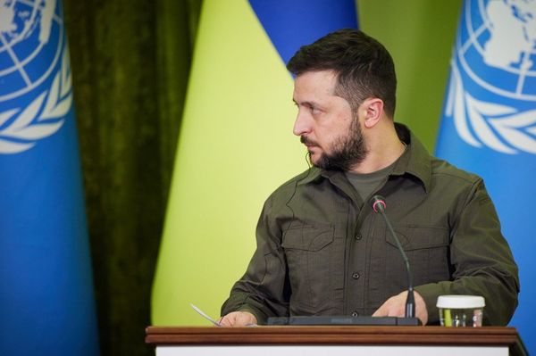 Зеленский флаг ООН