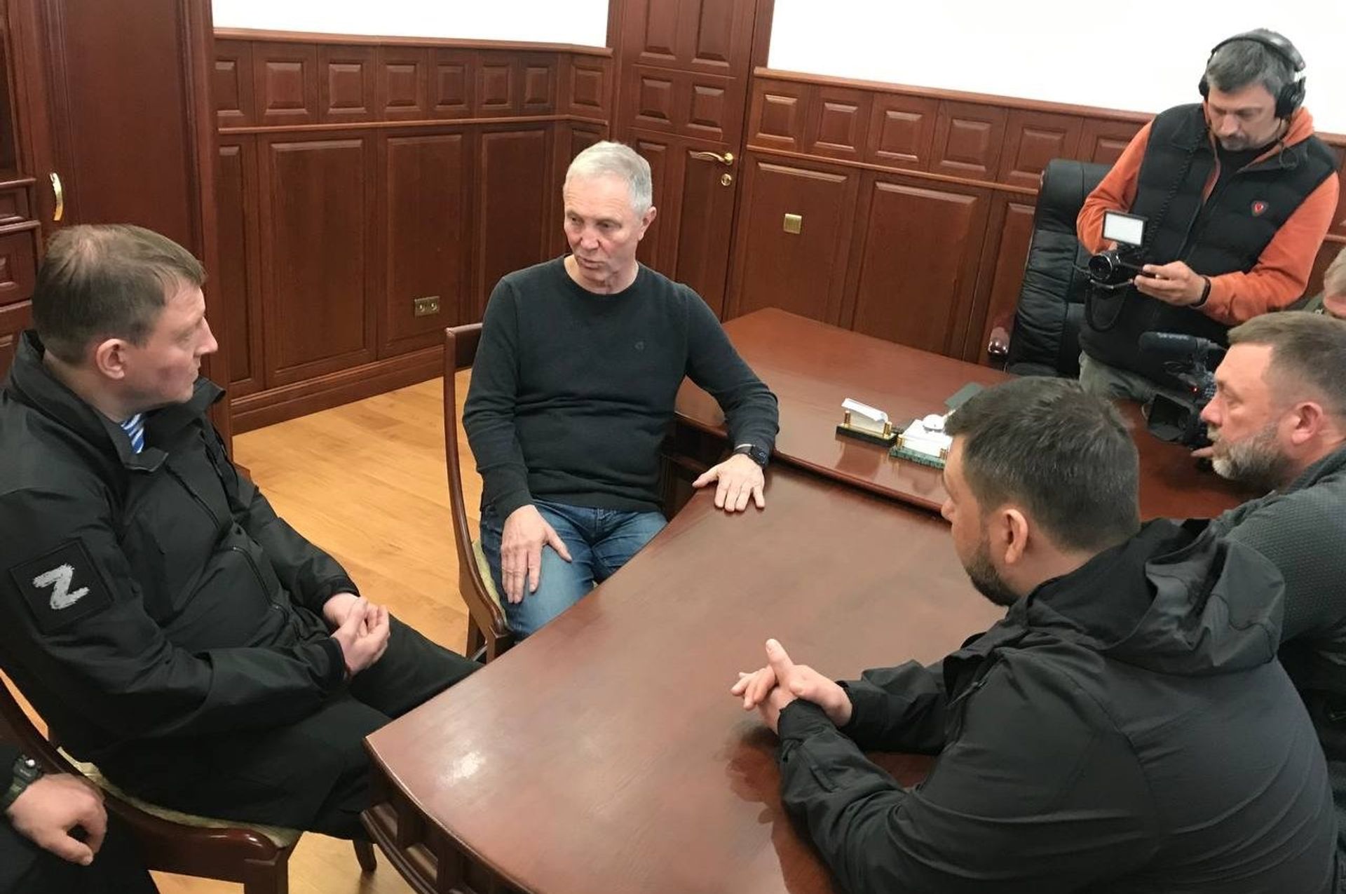 А. Турчак и Д. Пушилин приехали в Херсон на переговоры с главой областной администрации В. Сальдо - РИА Новости, 1920, 09.05.2022
