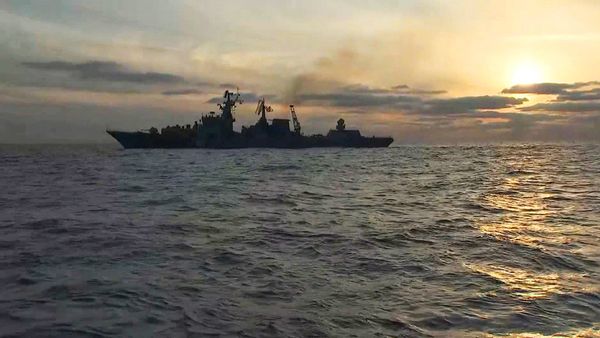 Учения Черноморского флота у побережья Крыма