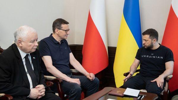 Ярослав Качиньский Матеуш Моравецкий Владимир Зеленский Польша Украина