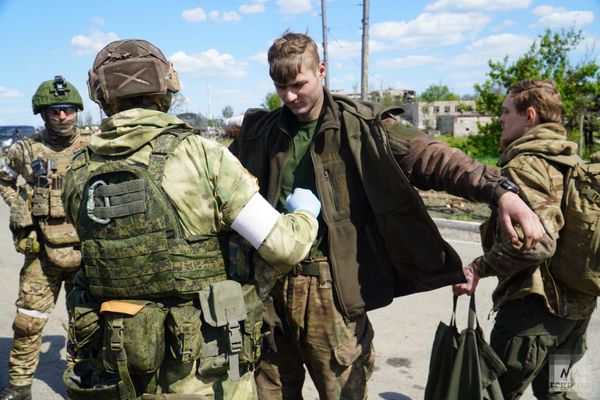 Сдавшийся боец ВСУ