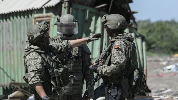 Разминирование территории комбината Азовсталь и бывших позиций ВСУ в Мариуполе