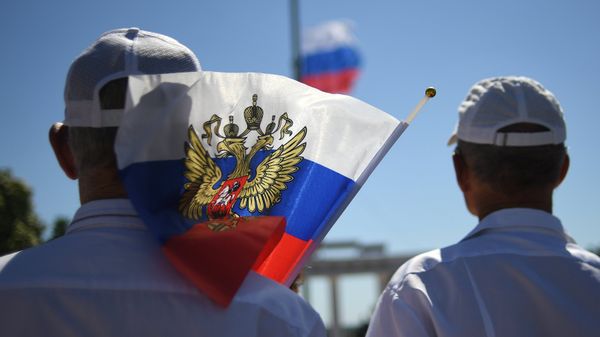 Празднование Дня России в Мелитополе