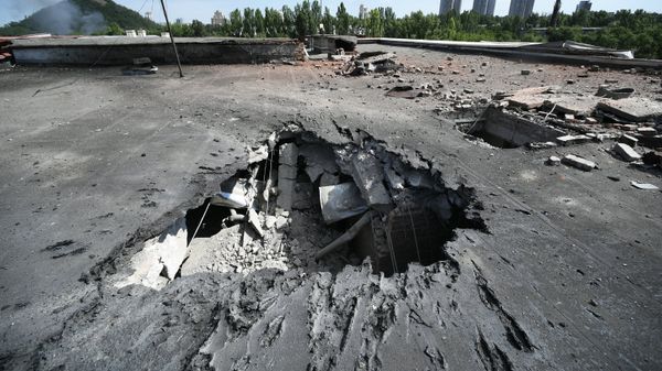 Донецк обстрел