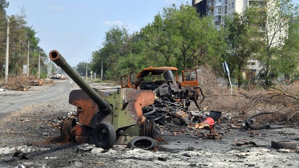 Городские кварталы Северодонецка в ЛНР после освобождения