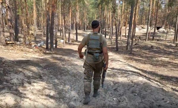 ДНР Северодонецк поселок Метелкино военнослужащий оружие окопы ВСУ