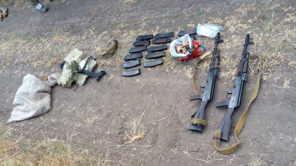 В Бердянске раскрыт ещё один схрон с оружием