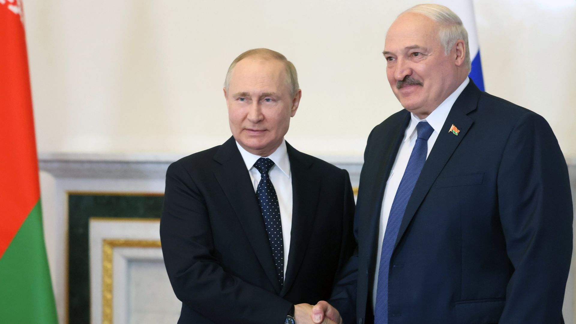 Президент РФ В. Путин встретился с президентом Белоруссии А. Лукашенко - РИА Новости, 1920, 27.06.2022