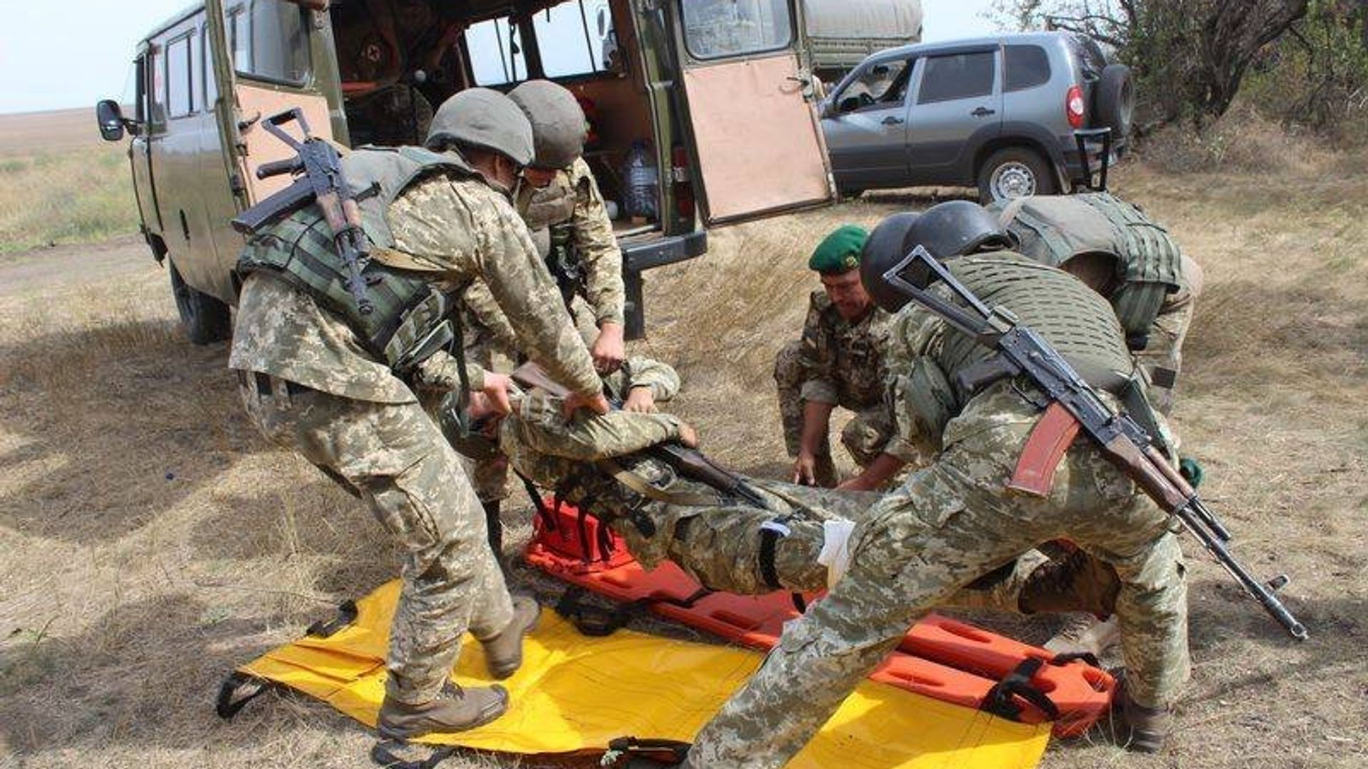 ВСУ раненный вреннослужащий украинский ВСУ раненный вреннослужащий украинский - РИА Новости, 1920, 28.06.2022