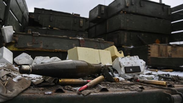 Уничтоженная военная техника ВСУ в окрестностях Херсона