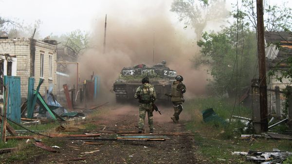 Бойцы чеченского спецназа на лисичанском направлении в ЛНР