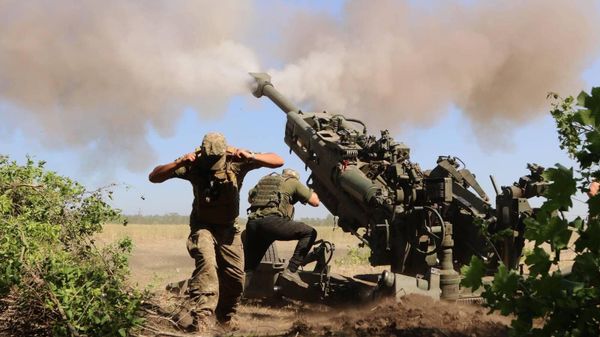 ВСУ артиллерия выстрел пушка