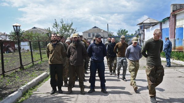 Украинские военнопленные в исправительном учреждении ДНР