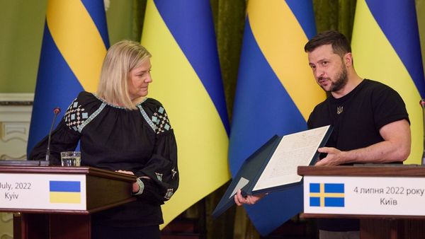 Зеленский премьер-министр Швеции Магдалена Андерсон