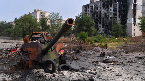 Городские кварталы Северодонецка в ЛНР после освобождения