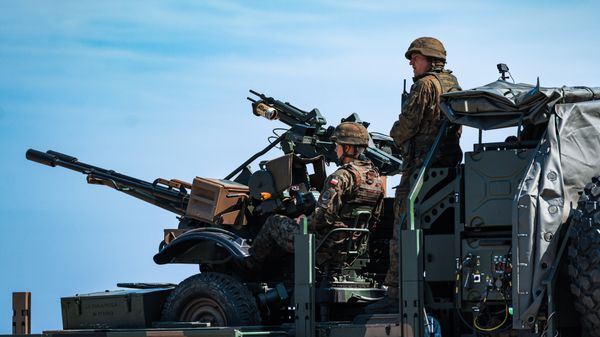 Польские военнслужащие НАТО оружие учения Ramstein Legacy 22